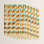 Abstract Linocut Pattern #9 Wrapping Paper Gallery Image 3