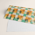 Abstract Linocut Pattern #9 Wrapping Paper Gallery Image 2