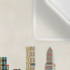 portland skyline Wall Tapestry Gallery Image 3