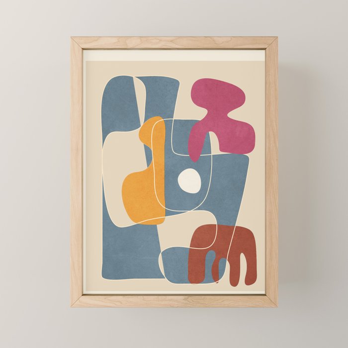 Organic Rhythms 4 Mini Art Print Gallery Image 1