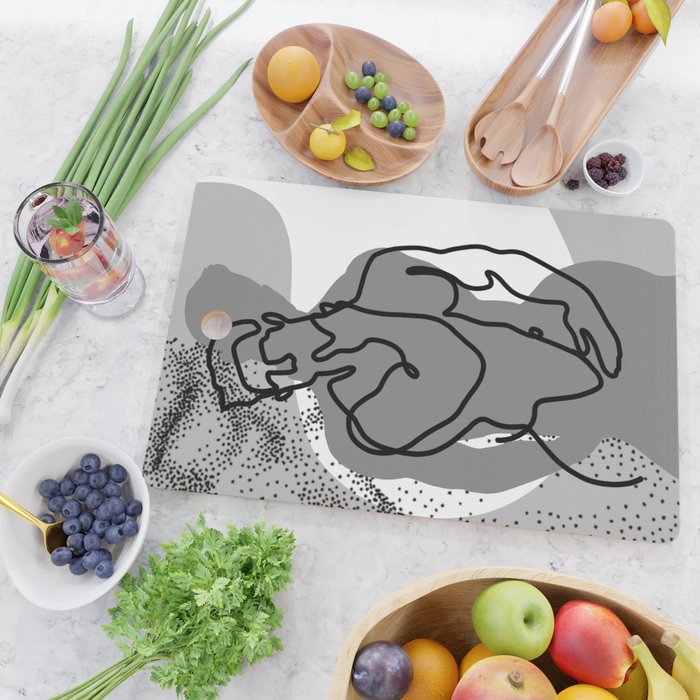 NOODDOOD Lines 14 Cutting Board Gallery Image 2