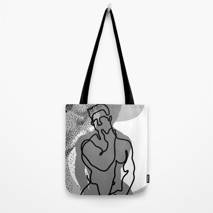 NOODDOOD Lines 14 Tote Bag Gallery Image 2