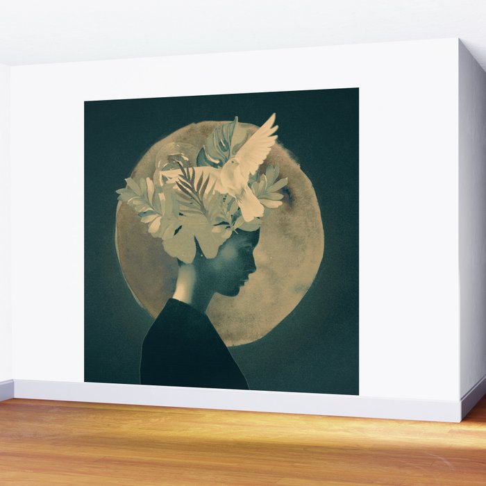 Moonlight Lady Wall Mural Gallery Image 2