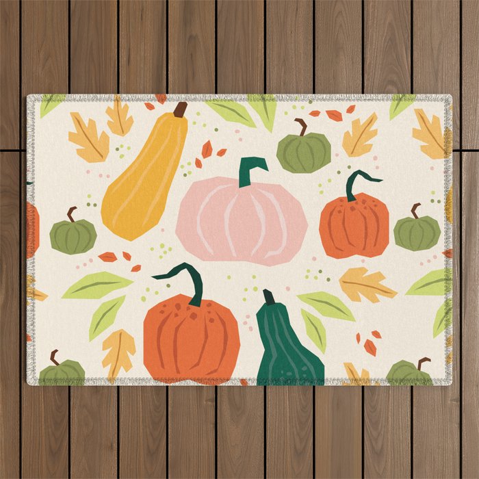 Pumpkins Outdoor Rug Gallery Image 1