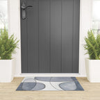 Minimal Blue Grey Shapes Welcome Mat Gallery Image 3