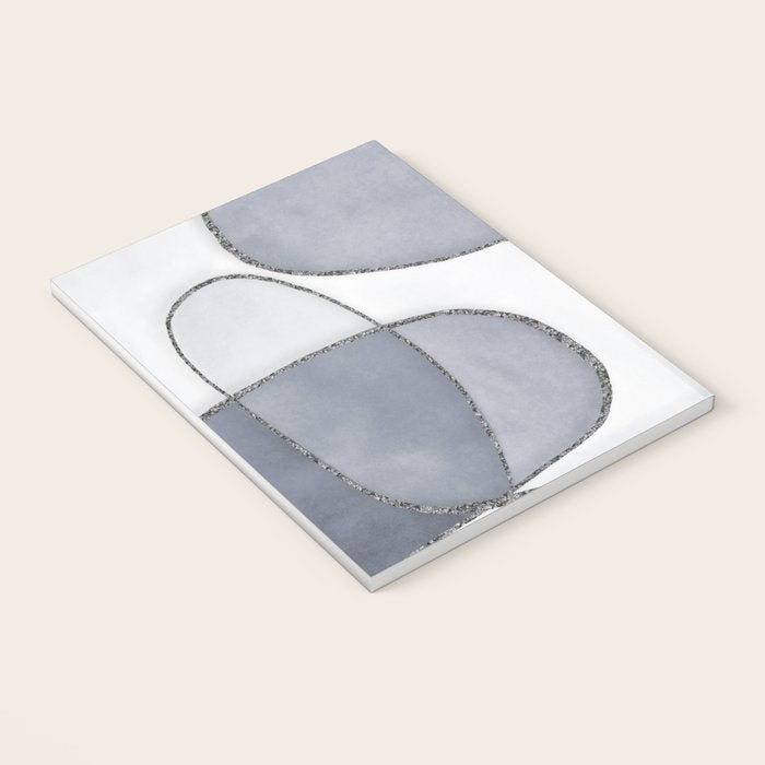 Minimal Blue Grey Shapes Notebook Gallery Image 3