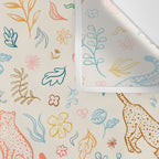 Rainbow Cheetahs and plants Wall Tapestry Gallery Image 3