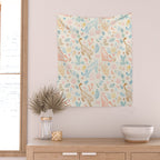 Rainbow Cheetahs and plants Wall Tapestry Gallery Image 2