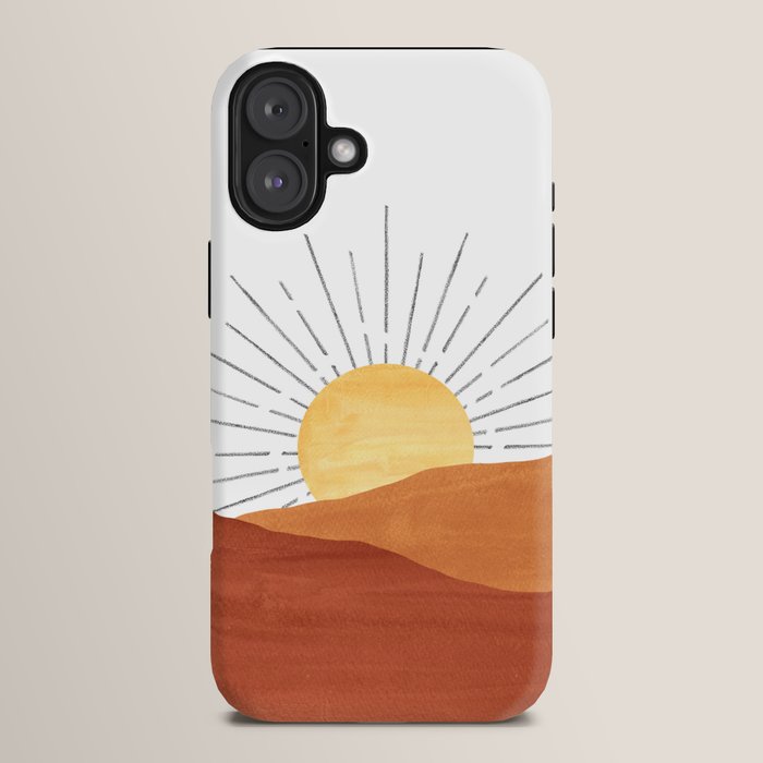 Terracotta desert sun iPhone Case Gallery Image 14