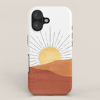 Terracotta desert sun iPhone Case Gallery Image 1