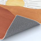 Terracotta desert sun Rug Gallery Image 4