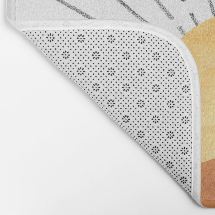 Terracotta desert sun Bath Mat Gallery Image 2