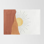 Terracotta desert sun Rug Gallery Image 2