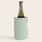 Daisies in Vase (sage green) Wine Chiller Gallery Image 2
