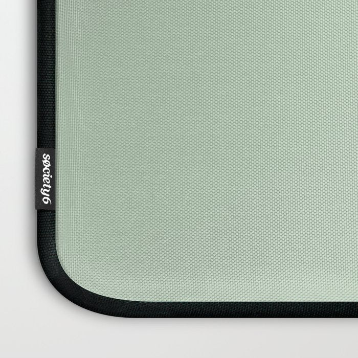 Daisies in Vase (sage green) Laptop Sleeve Gallery Image 3