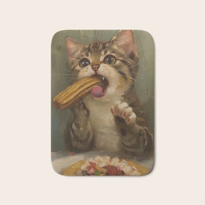 Churro Cat Bath Mat Gallery Image 1