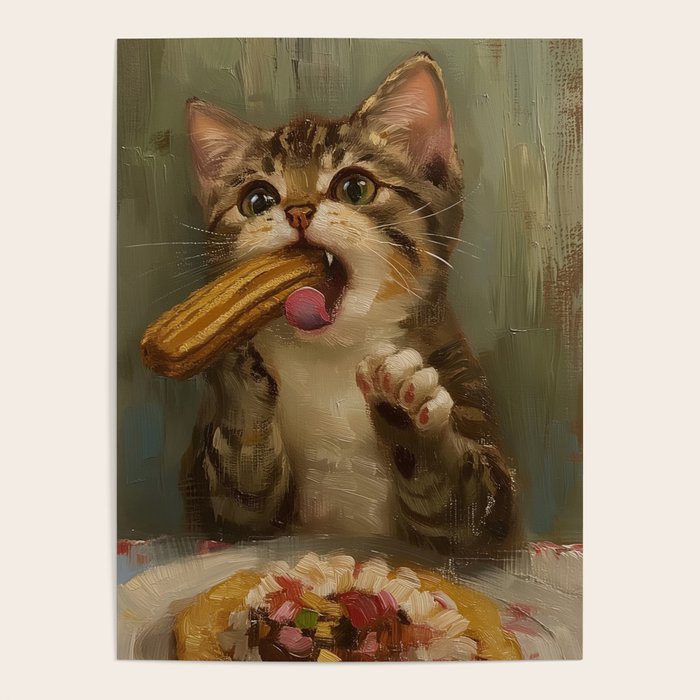 Churro Cat Poster Gallery Image 1