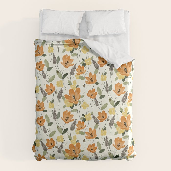 Evening Glow Meadow Duvet Cover Gallery Image 6