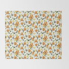 Evening Glow Meadow Throw Blanket Gallery Image 2