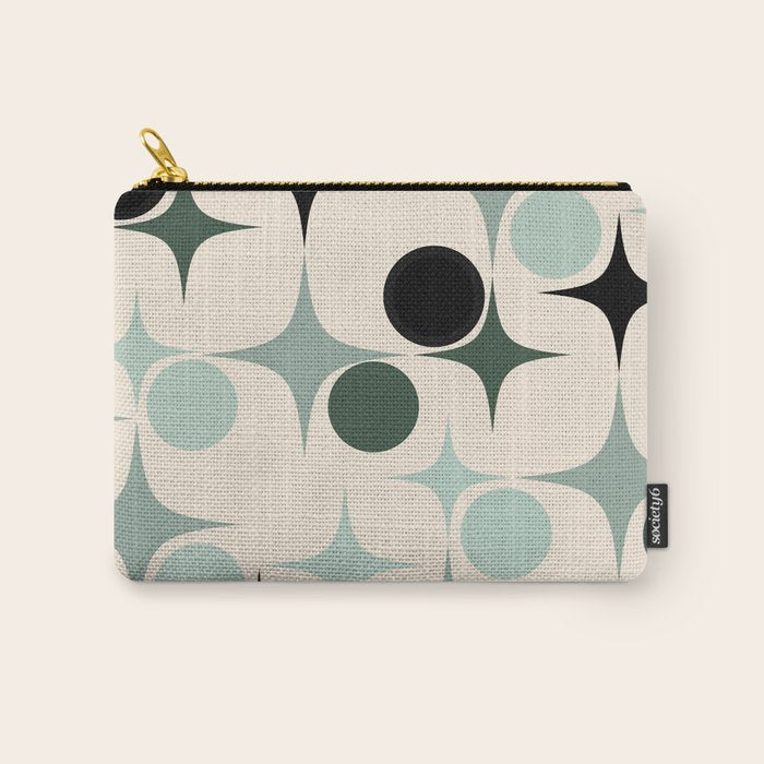 Modern Retro Geo Carry All Pouch Gallery Image 1