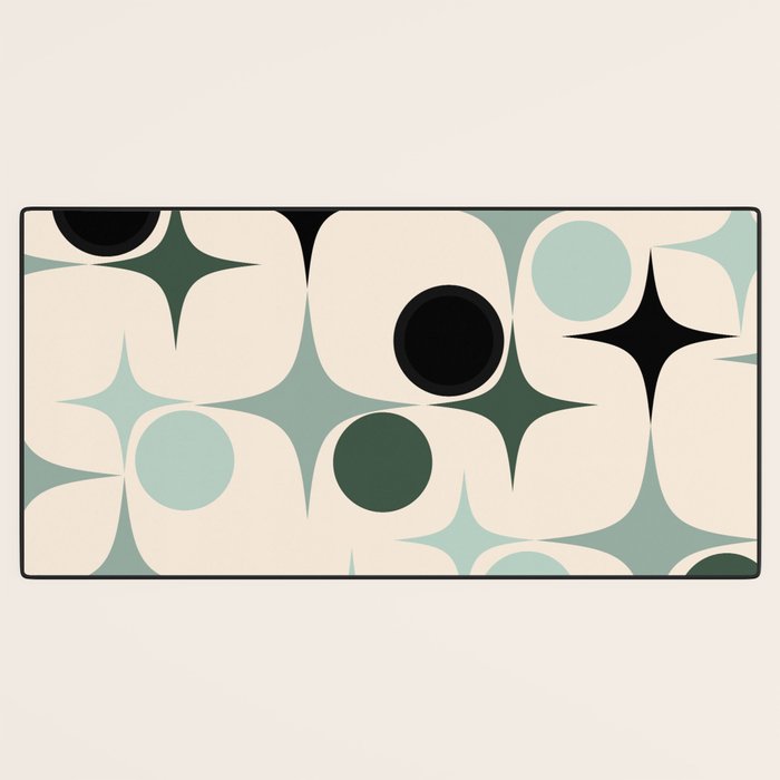 Modern Retro Geo Desk Mat Gallery Image 3