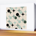 Modern Retro Geo Wall Mural Gallery Image 2