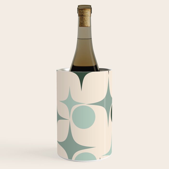 Modern Retro Geo Wine Chiller Gallery Image 2