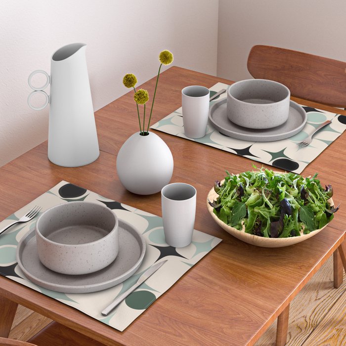 Modern Retro Geo Placemat Gallery Image 2