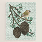 Goldcrest in the Winter Pines Jigsaw Puzzle Gallery Image 1