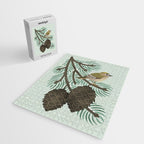 Goldcrest in the Winter Pines Jigsaw Puzzle Gallery Image 2