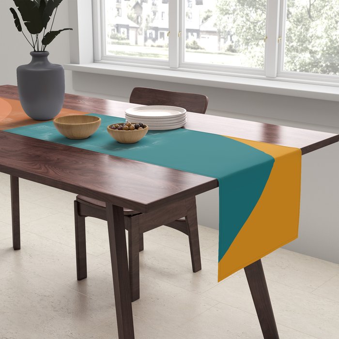 Almond Abstract XII Table Runner Gallery Image 2