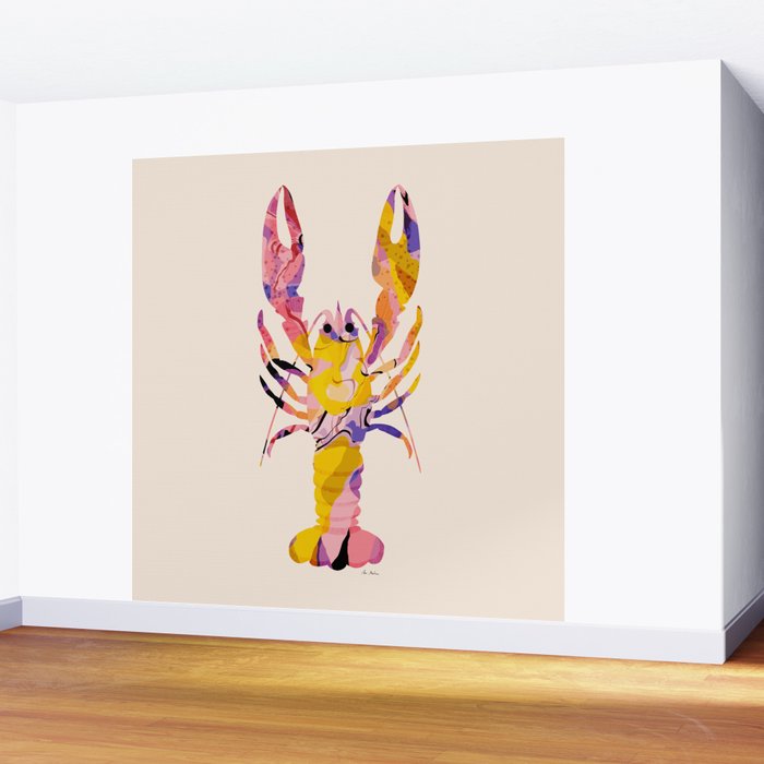 Lobster Wall Mural Gallery Image 2