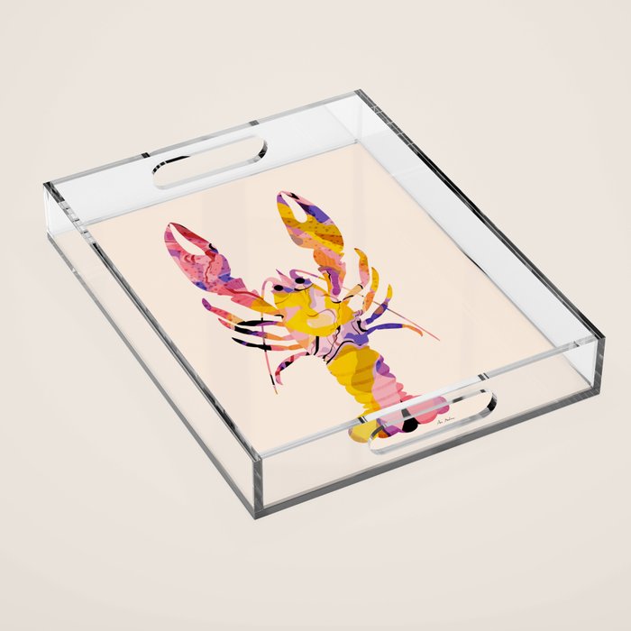 Lobster Acrylic Tray Gallery Image 1