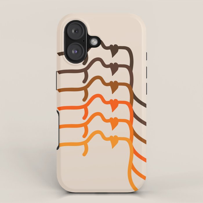 Golden Silhouettes iPhone Case Gallery Image 1