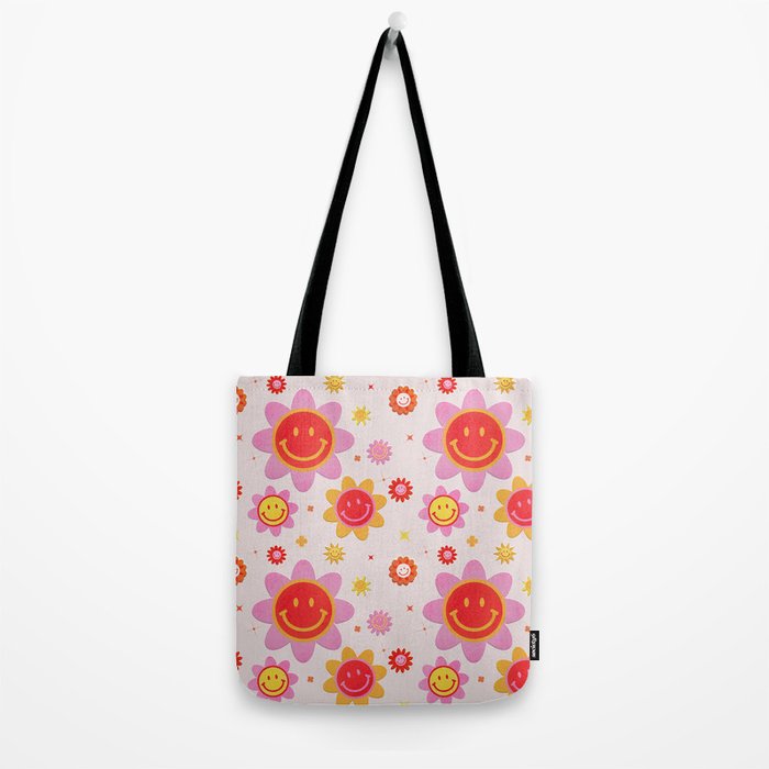 Smiling Flower Faces  Tote Bag Gallery Image 2