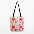 Smiling Flower Faces  Tote Bag Gallery Image 2