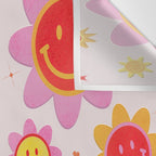 Smiling Flower Faces  Wall Tapestry Gallery Image 3