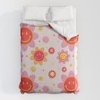 Smiling Flower Faces  Duvet Cover Gallery Image 6