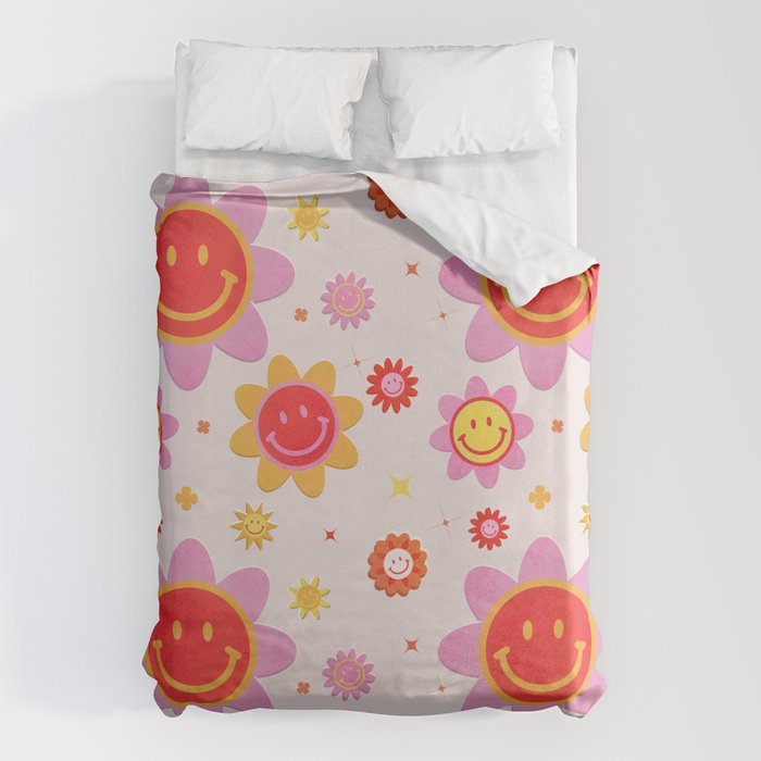 Smiling Flower Faces  Duvet Cover Gallery Image 6