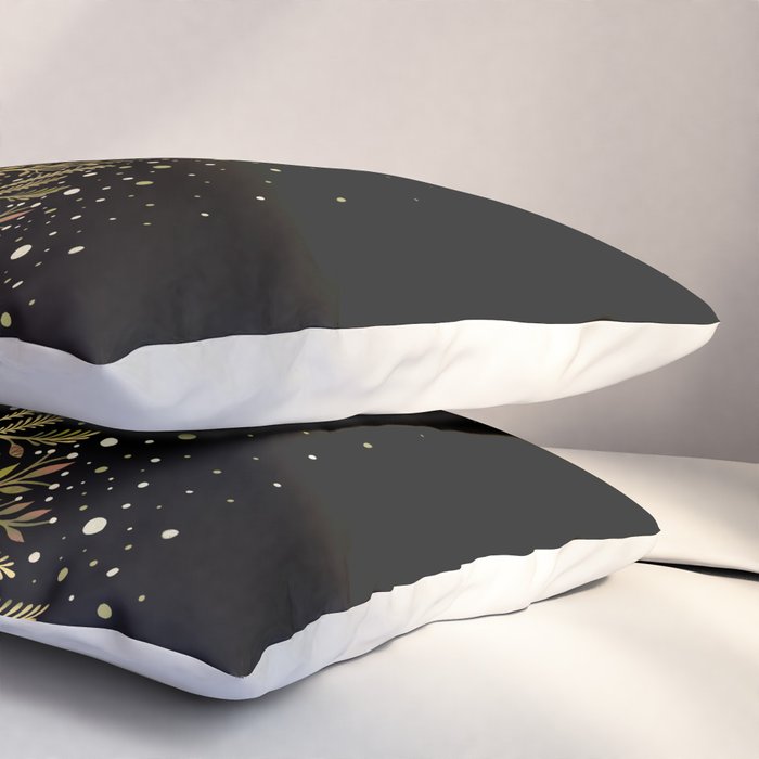 Christmas Night Tree-Glowing Pillow Sham Gallery Image 3