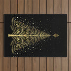 Christmas Night Tree-Glowing Outdoor Rug Gallery Image 1