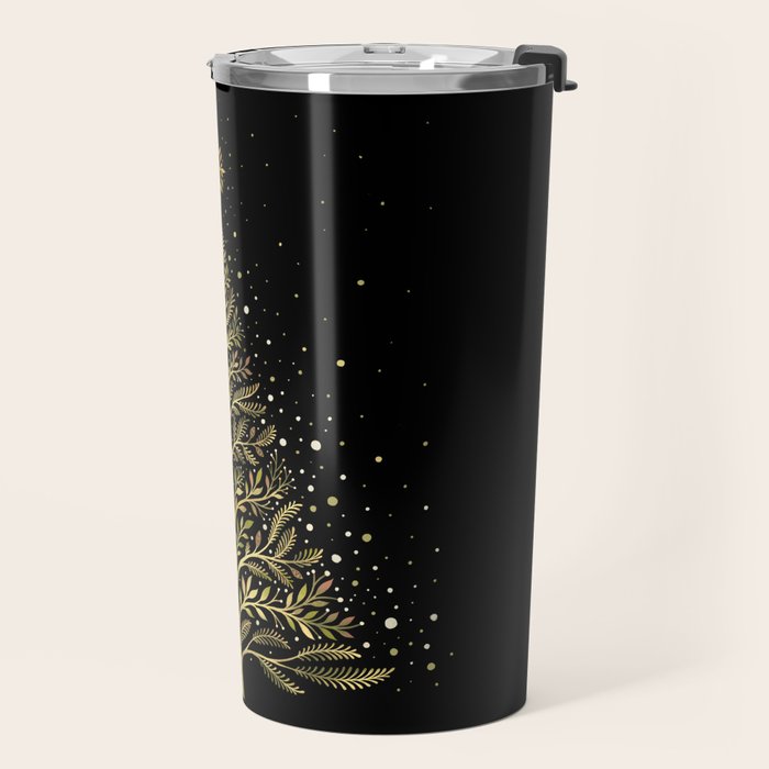 Christmas Night Tree-Glowing Travel Mug Gallery Image 2