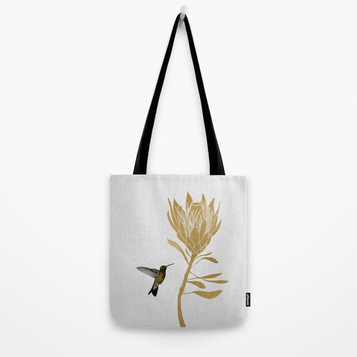 Hummingbird & Flower I Tote Bag Gallery Image 2