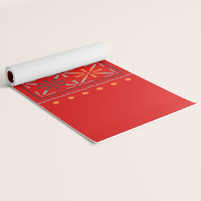 Nativo Red Yoga Mat Gallery Image 2