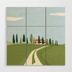 Tuscany landscape, Italy Wood Wall Art Gallery Image 1