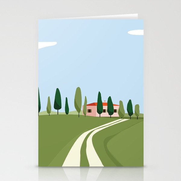 Tuscany landscape, Italy Stationery Card Gallery Image 1