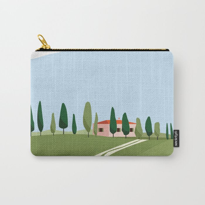 Tuscany landscape, Italy Carry All Pouch Gallery Image 1