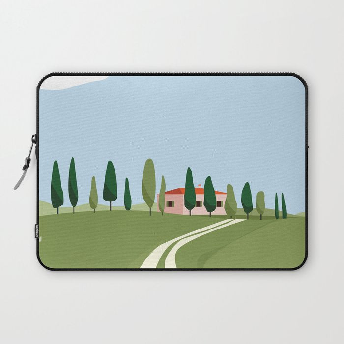 Tuscany landscape, Italy Laptop Sleeve Gallery Image 1