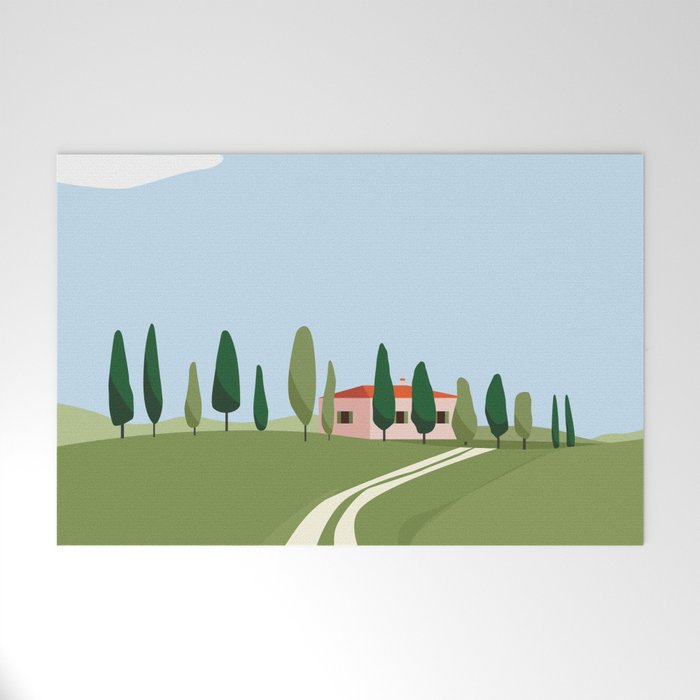 Tuscany landscape, Italy Welcome Mat Gallery Image 1