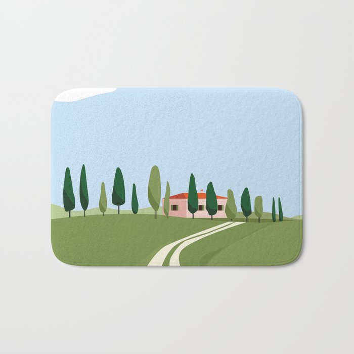 Tuscany landscape, Italy Bath Mat Gallery Image 1